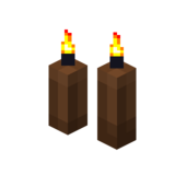 Две коричневые свечи (горящие).png
